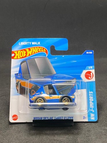 Hot Wheels - Nissan Skyline 2000GT-R LBWK blue - card variant: FROM THE COLLECTION
