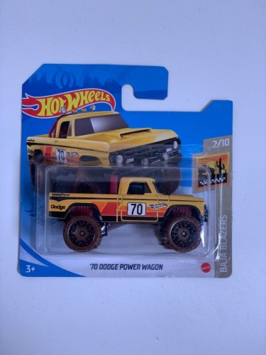 Hot Wheels - 70 Dodge Power Wagon - card variant: DAMAGED PACKAGE