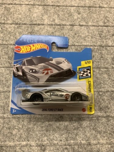 Hot Wheels - 2016 Ford GT Race - card variant: DAMAGED PACKAGE