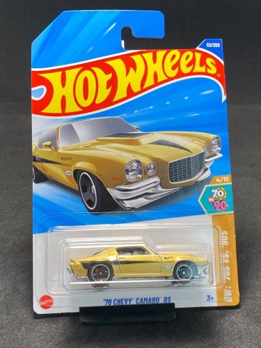 Hot Wheels - 70 Chevy Camaro RS - varianta karty: FACTORY SEALED