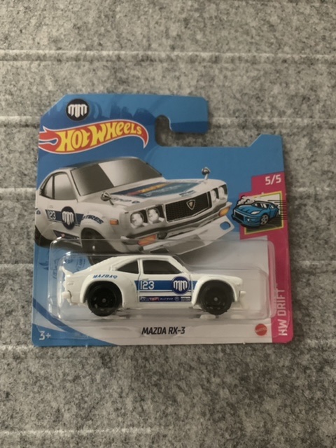 Hot Wheels - Mazda RX-3 Mad Mike - card variant: DAMAGED PACKAGE
