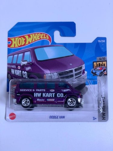 Hot Wheels - Dodge Van - varianta karty: NOVÉ