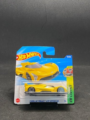 Hot Wheels - Cadillac Project GTP Hypercar yellow - card variant: FROM THE COLLECTION
