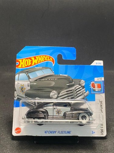 Hot Wheels - 47 Chevy Fleetline - varianta karty: ROZTRHNUTÝ OBAL