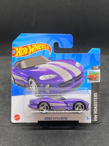 Hot Wheels - DODGE VIPER RT/10 purple - varianta karty: NOVÉ
