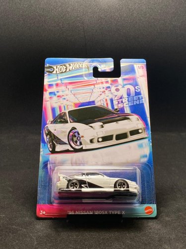 Hot Wheels -96 Nissan 180SX Type X Street Scene - card variant: DAMAGED PACKAGE
