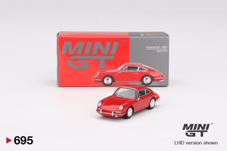 MINI GT Porsche 901 1963 Signal Red チェイス Mini GT - Porsche 901 1963 Signal Red 695 :: carshoping