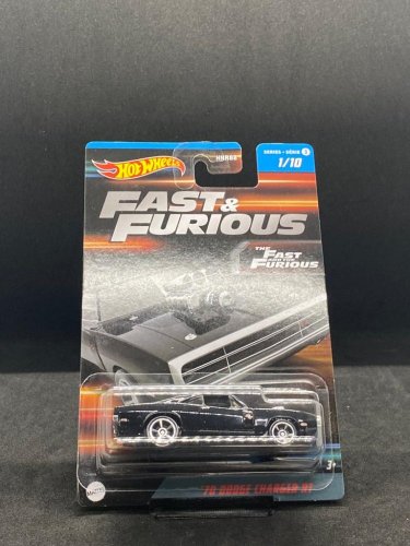 Hot Wheels - 70 Dodge Charger RT Fast and Furious - card variant: DAMAGED PACKAGE
