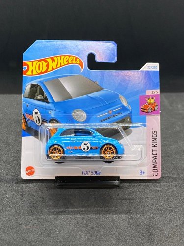 Hot Wheels - Fiat 500e blue