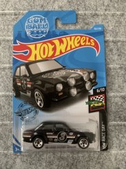 Hot Wheels 70 Ford Escort rs1600 black Gumball 3000
