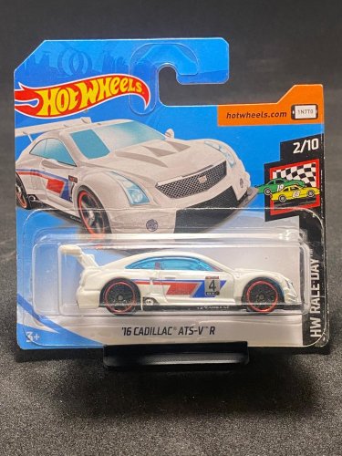 Hot Wheels - 16 Cadillac ATS-V R white