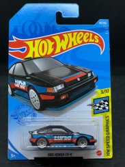 Hot Wheels - 1985 Honda CR-X Turbo black