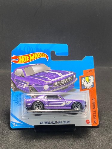 Hot Wheels - 67 Ford Mustang Coupe violet - varianta karty: ZE SBÍRKY