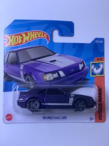 Hot Wheels - 84 Ford Mustang SVO - card variant: FROM THE COLLECTION