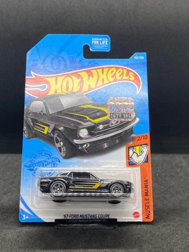 Hot Wheels - 67 Ford Mustang Coupe - varianta karty: FACTORY SEALED