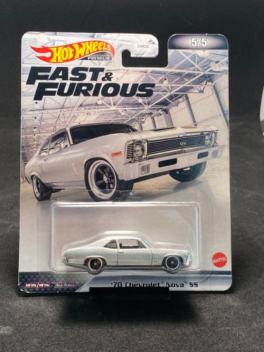 Hot Wheels - 70 Chevrolet Nova SS Fast and Furious - Kartenvariante: AUS DER SAMMLUNG